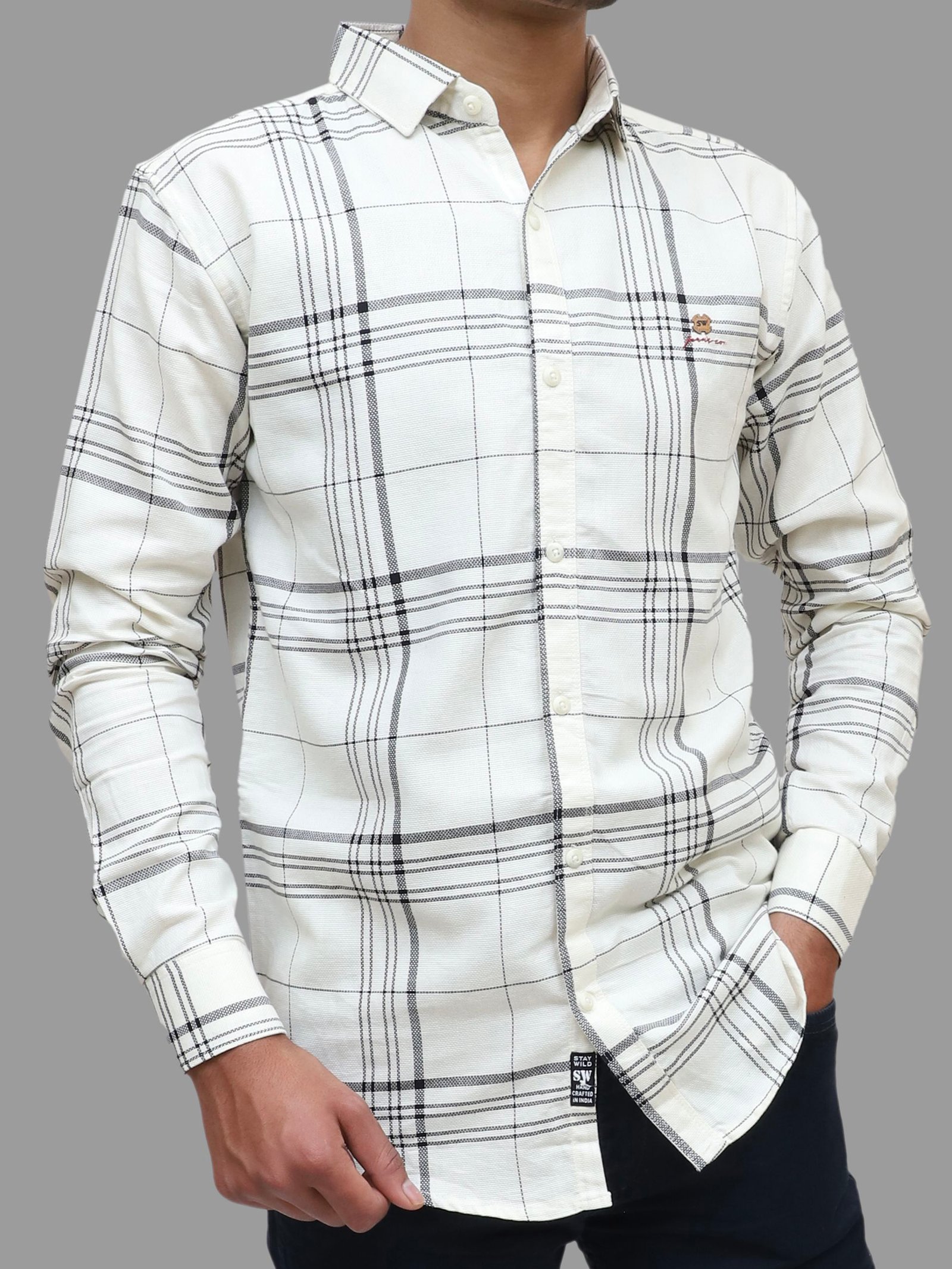 Men Checked Regular Fit Shirt